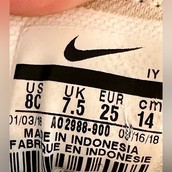 Nike SB Check Premium Multicolor Kids Sneakers Size 8 - Picture 5 of 5